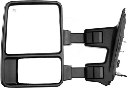 Towing Mirrors Fit for 1994-2001 for Dodge for Ram 1500 2002 for Dodge for Ram 2500 3500 Tow Mirrors with Manual Control No Heated No Light Black Textured 1 Pair of Mirrors Left and Right Side in Saudi Arabia