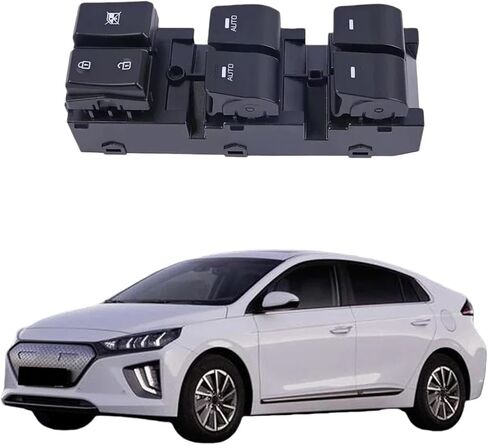 Car Power Window Switch Control Panel Front Left Compatible With Hyundai Ioniq Button Auto Interior Parts in Kuwait