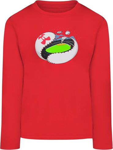 Under Armour Girls' Short Sleeve Shirt, Crewneck, Lightweight and Breathable in Saudi Arabia