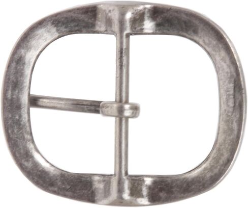 1 1/2" (38 mm) Single Prong Center Bar Oval Hammered Belt Buckle in Saudi Arabia
