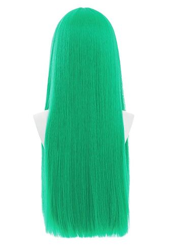 miccostumes Women's Game Cosplay Wig Straight Long Green Hair in Saudi Arabia