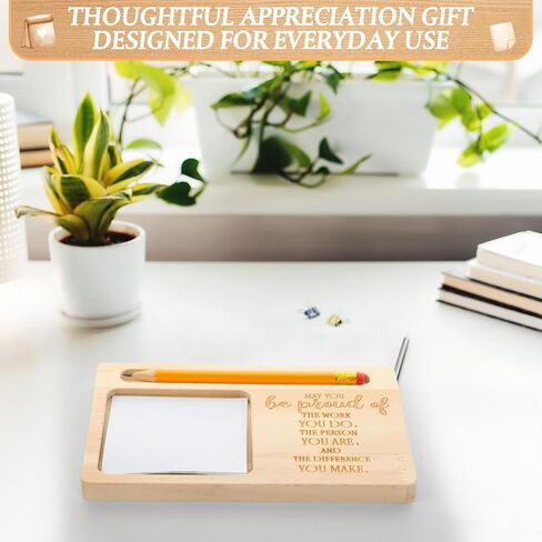 10 قطع من هدايا تقدير الموظفين في عيد الميلاد، حامل ملاحظات لاصق خشبي كبير للعاملين في المكتب، قد تكون فخوراً بالعمل الذي تقوم به، هدية شكر للموظفين والمدرسين والأطباء والممرضات المتطوعين in Kuwait