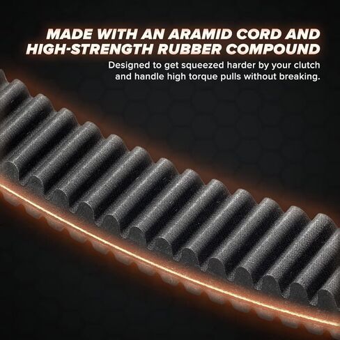 SuperATV Rock and Trail CVT Drive Belt Compatible with 2014-2020 Polaris RZR XP 1000 / RZR XP4 1000, Replaces OEM Part 3211180/3211148/ 3211172/3211142, Smooth Engagement, Extended Lifespan in Saudi Arabia