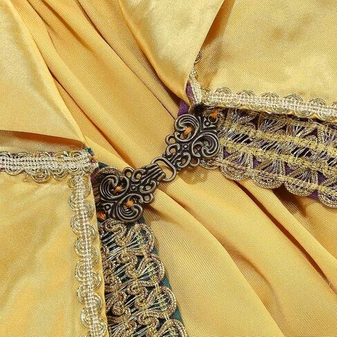 GRAJTCIN Mardi Gras Outfit King Cape for Men Women Medieval Royal Shiny Halloween Party Costume in Saudi Arabia