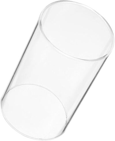 Mobestech Transparent Glass Candle Holder Sleeve Open Ended Candle Chimney Shade for Desktop Use High Borosilicate Glass for DIY Decor and Flower Arrangements in Saudi Arabia