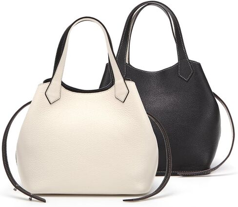 Palla Women's A-Bag Plus (REVERSIBLE) Ivory-Black, Small in Saudi Arabia
