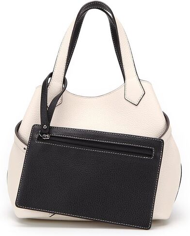 Palla Women's A-Bag Plus (REVERSIBLE) Ivory-Black, Small in Saudi Arabia