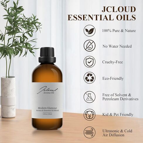 JCLOUD زيت الندى الأبيض المضيء الأساسي مستوحى من فندق ويستن | مجموعة الفنادق - زيت ناشر عطري نقي بالبرتقال وزنبق الوادي، روائح منزلية فاخرة وفندقية لموزع الروائح - 10 مل in Kuwait