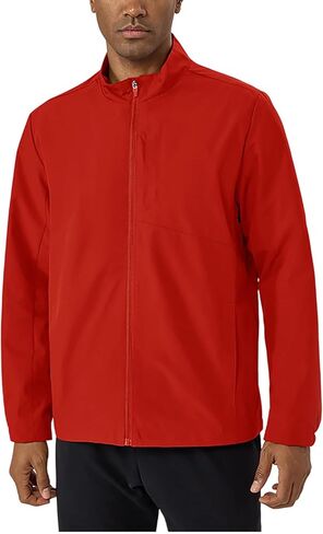 Mens Sports Softshell Rain Jacket Waterproof Windbreaker Casual Lightweight Hoodless Rain Coat Outdoor Travel Hiking in Saudi Arabia