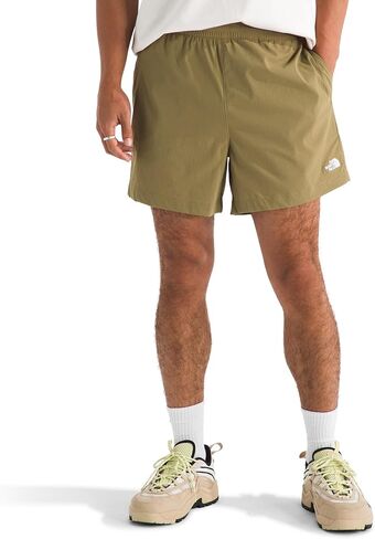 شورت رجالي من The North Face فئة V باثفايندر طارد للماء مقاس 5 بوصات - ماص للرطوبة، حزام خصر مرن in Saudi Arabia