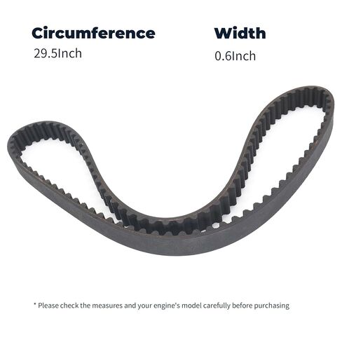 6C5-46241 Marine Timing Belt Compatible with Yamaha 25-70 HP Boat Outboard Motors Engines Replacement 6C5-46241-00 Sierra 18-15130 in Saudi Arabia