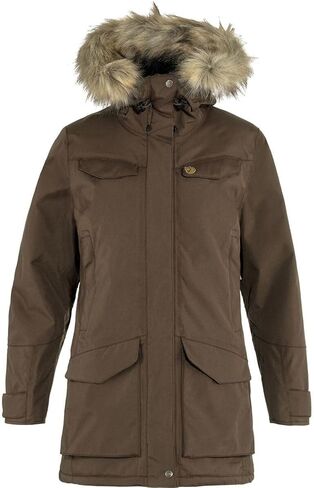 Fjallraven Nuuk Parka Women's Synthetic Insulated Jacket, Dark Oak, S in Saudi Arabia
