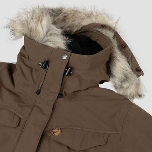 Fjallraven Nuuk Parka Women's Synthetic Insulated Jacket, Dark Oak, S in Saudi Arabia