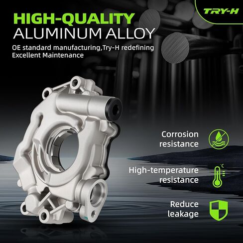 10452 Oil Pump High Pressure Engine Oil Pump with O-ring for 09-23 Chrysler Jeep Wrangler Cherokee Wagoneer Dodge Durango Ram 1500 2500 3500 5500 V8 5.7L 6.4L High Pressure Replace 10452HV M452 in Kuwait