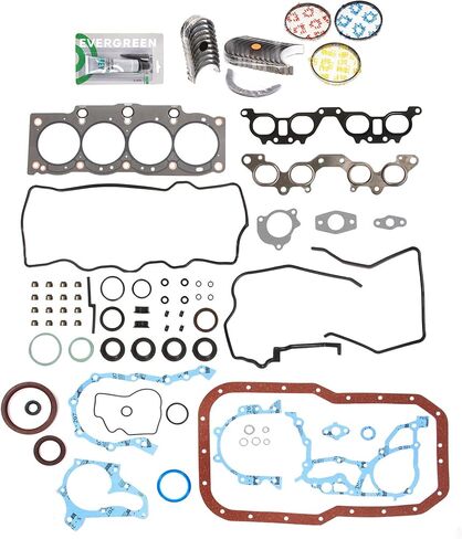 Evergreen SA-5494198793-2 مجموعة حشية كاملة محامل حلقات متوافقة مع/لـ 90-91 تويوتا سيليكا 2.2L DOHC 5SFE in Kuwait