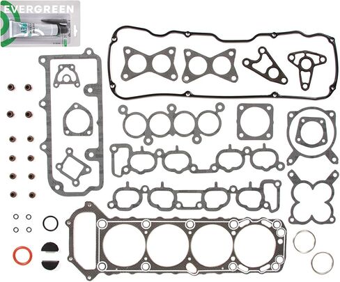 Evergreen SA-5494168499-5 مجموعة حشية كاملة محامل حلقات تناسب 89-97 Nissan 240SX D21 بيك اب KA24E in Kuwait
