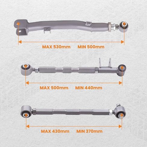 Rear Full Adjustable Lateral Link Trailing Arm 6 Link Kit Compatible With Impreza WRX STi GDA 02 07 in Saudi Arabia