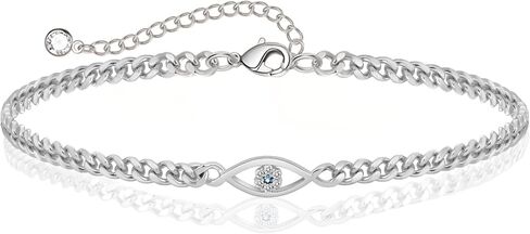Gold/Silver Bracelet for Women Trendy Stretch Handmade Ball Charm Beaded Bracelet Dainty Cross Heart Bow CZ Stackable Jewelry Charm Gifts for Her in Saudi Arabia