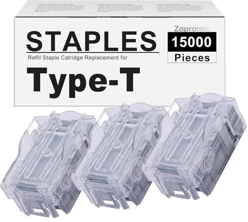3 عبوات من خرطوشة الدبابيس من النوع T المتوافقة مع Ricoh Type T 415009 415010 Staples Rrfills (3 خراطيش × 5000 دبابيس لكل منها) in Kuwait