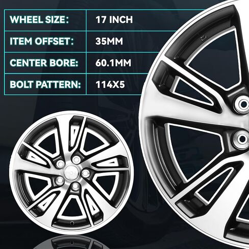 New Single 17x7 inch 17 Inch 17x7" Premium Aluminum Alloy Wheel Rim Fits for Toyota Rav4 2016 2017 2018, OEM Design Replacement Rim, 42611-0R170 in Kuwait