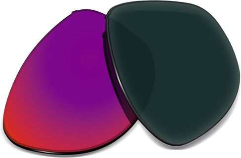 عدسات بديلة 1.5 مم متوافقة مع نظارات Oakley Thurso OO9286 OO9286A مقاس 54 مم، مضادة للخدش in Kuwait
