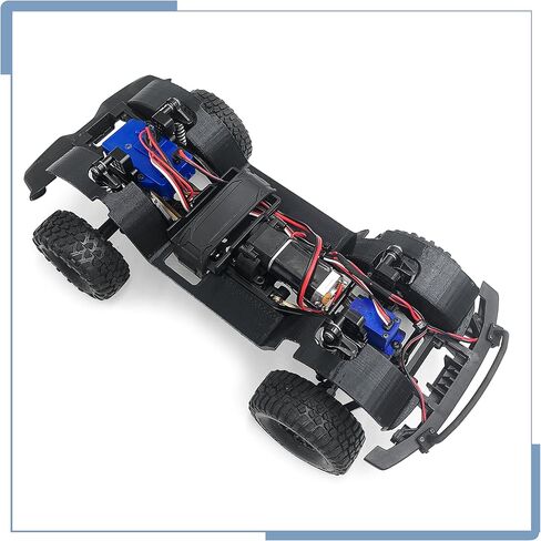 RC Fender Flares Carbon Fiber Inner Mud Guard Decorative Set for TRX4M Upgrades Bronco 1/18 Scale RC Crawler Car in Saudi Arabia