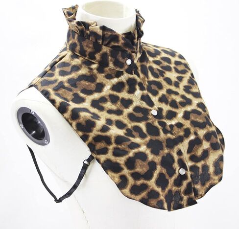 المرأة وهمية طوق انفصال ليوبارد نصف قميص بلوزة كاذبة طوق المختنق تزيين الأسود in Kuwait