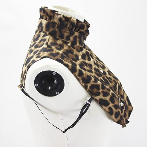 المرأة وهمية طوق انفصال ليوبارد نصف قميص بلوزة كاذبة طوق المختنق تزيين الأسود in Kuwait