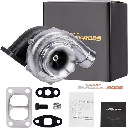 شاحن توربيني maxpeedingrods T70 Turbo لمحركات 2.0L-3.0L T3 Flange، لـ Acura Integra NSX TSX، لشاحن دودج كاليبر تشالنجر نيون، لهوندا أكورد سيفيك CRX، سلسلة VL الأساسية in Saudi Arabia