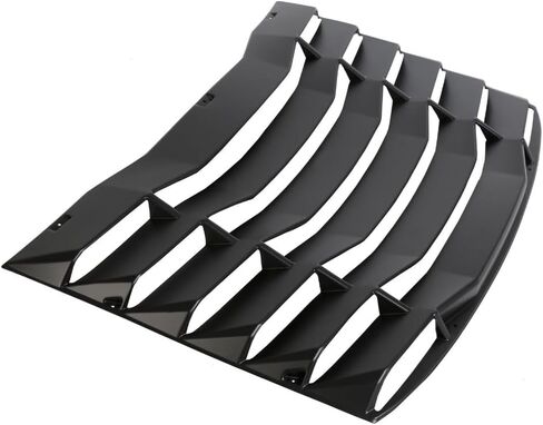 Rear Window Louver Sun Shade Cover Matte Black for Chevy Camaro 2016-2023 in Saudi Arabia