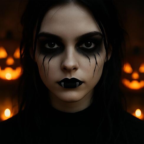 2 أزواج وهمية الشفاه خواتم مصاص دماء الأنياب الشفاه الكفة قابل للتعديل وهمية الشفاه ثقب غير ثقب Labret الفولاذ المقاوم للصدأ تلميع الشفاه المجوهرات الدائري in Kuwait