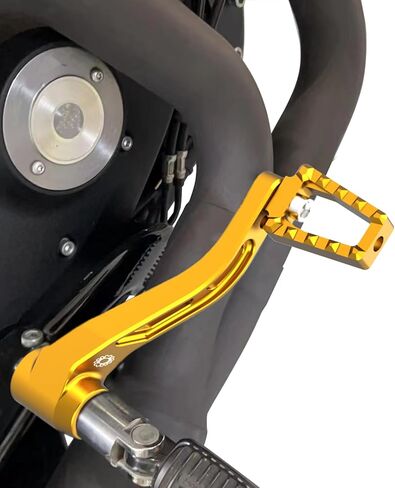 أذرع تحويل الفرامل الذهبية CNC للتحكم في القدم تناسب Harley Davidson 2014-21 Sportster مع أدوات تحكم متوسطة، XL 1200CX، XL 1200NS، XL833N، XL 883R، XL883L (ذهبي) in Kuwait