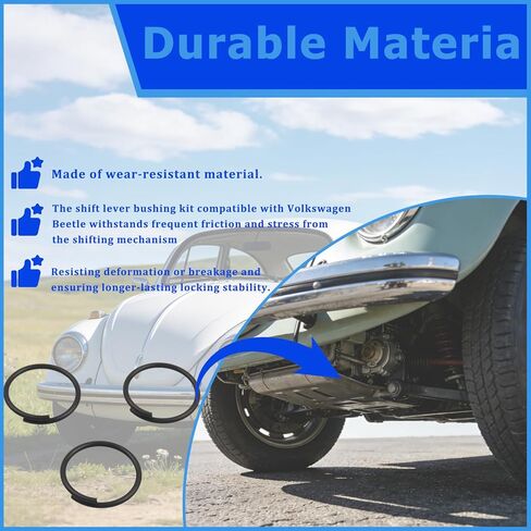 3 عبوات حلقة قفل جلبة ناقل الحركة على شكل حرف O، بديلة لجلبة رافعة ناقل الحركة VW، متوافقة مع مكونات نقل حركة Dune Buggy in Kuwait