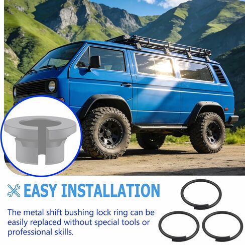 3 عبوات حلقة قفل جلبة ناقل الحركة على شكل حرف O، بديلة لجلبة رافعة ناقل الحركة VW، متوافقة مع مكونات نقل حركة Dune Buggy in Kuwait