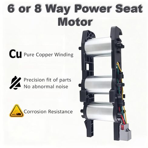6 or 8 Way Power Seat Motor W/O Memory Compatible with 2007-2014 Chevy Silverado Suburban Tahoe Avalanche GMC Sierra Yukon Cadillac Escalade Replace L0060111 in Saudi Arabia