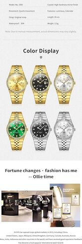 OLEVS Mens Watches Luxury Diamond Calendar Stainless Steel Male Watches Business Dress Waterproof Luminous Fashion Watch for Men in Saudi Arabia
