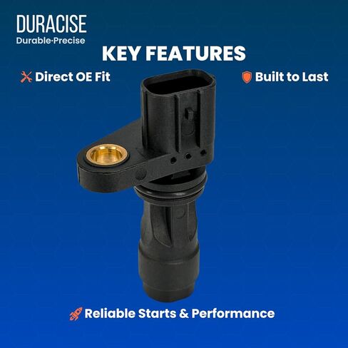 مستشعر موضع العمود المرفقي للمحرك من DURACISE متوافق مع 2002-2011 Honda Civic، 2002-2009 CR-V و2002-2006 Acura RSX، 2007-2011 CSX | 1.3 لتر 2.0 لتر 2.4 لتر | تصنيع المعدات الأصلية #37500-PNA-003، 37500-PNB-003 in Kuwait
