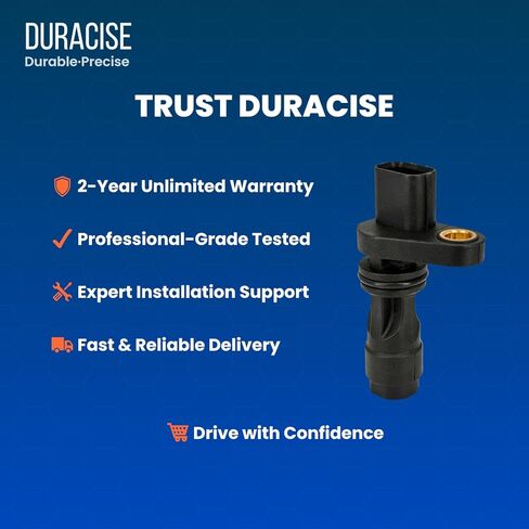 مستشعر موضع العمود المرفقي للمحرك من DURACISE متوافق مع 2002-2011 Honda Civic، 2002-2009 CR-V و2002-2006 Acura RSX، 2007-2011 CSX | 1.3 لتر 2.0 لتر 2.4 لتر | تصنيع المعدات الأصلية #37500-PNA-003، 37500-PNB-003 in Kuwait