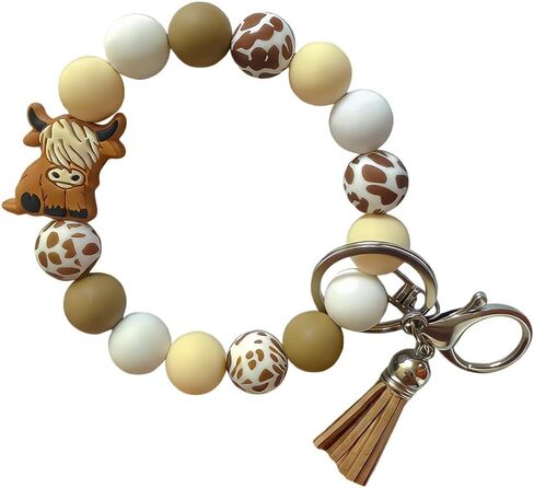 Cow Wristlet Keychain Cow Gifts for Women in Kuwait