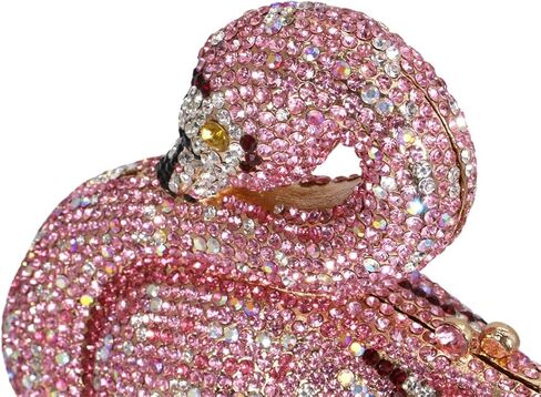 حقيبة يد نسائية فاخرة بحجر الراين بجعة للسهرة أنيقة من الكريستال لحفلات الزفاف وحفلات الكوكتيل in Kuwait