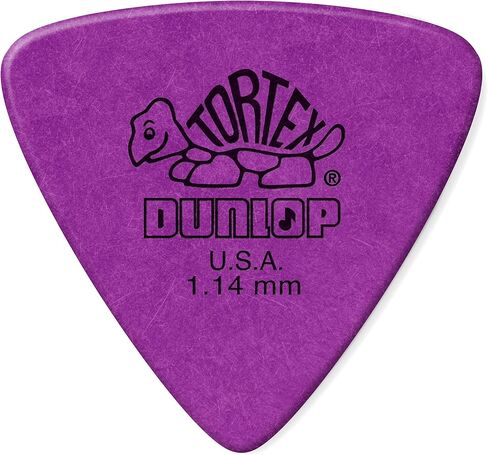 JIM DUNLOP 431P1.14 Tortex® Triangle, Purple, 1.14mm, 6/Player's Pack in Saudi Arabia