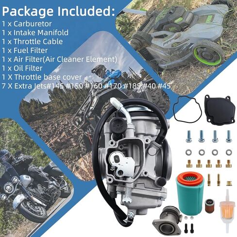 YFM250 المكربن ​​استبدال #4XE-14140-13-00 ل 1999 2000 2001 2002 2003 2004 ياماها الدب المقتفي 250 Yfm250X Yfm250XL 2WD ATV Carb in Kuwait