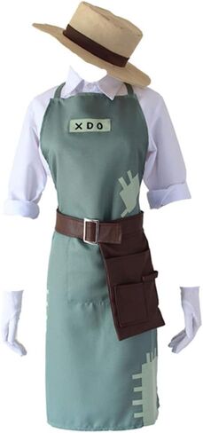 Game Cosplay Costumes Gardener Emma Woods Uniforms Halloween Carnival Party in Saudi Arabia