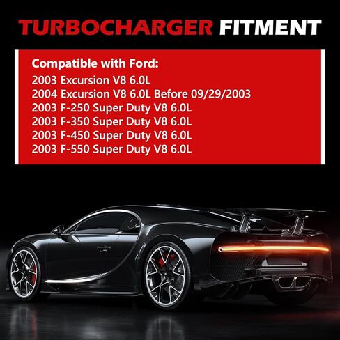 GT3782VA Turbo Charger Kit for 2003 F-250 Super Duty, for 2003 F-350 Super Duty, for 2003 F-450 Super Duty, for 2003 F-550 Super Duty V8 6.0L, Turbocharger Replace 725390-0005 725390-0006 in Saudi Arabia