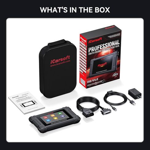 iCarsoft MB V4.0 أداة مسح تشخيصي ثنائية الاتجاه للنظام الكامل لمعظم سيارات Benz/Sprinter/Smart وغيرها من السيارات من 1996-2023، ماسح ضوئي obd2 للسيارات، ما يصل إلى 42 خدمة قارئ رمز السيارة لبيانات الرسم in Kuwait