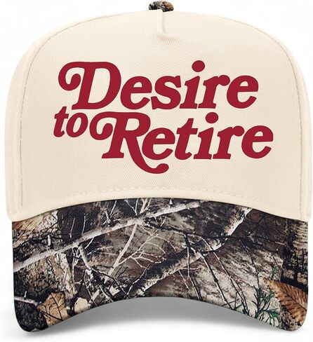 Desire to Retire Hat | Premium Adjustable Snapback Baseball Trucker Hats for Men & Women in Saudi Arabia