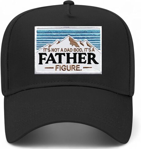 It's Not A Dad BOD It's A Father Figure Hat | Premium Vintage Trucker Hat with Adjustable Snapback for Men and Women in Saudi Arabia