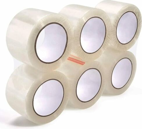 supplyhut 12 Rolls Shipping Packaging Box Packing Sealing Tape 2 mil 2" x 110 Yard 330FT in Saudi Arabia