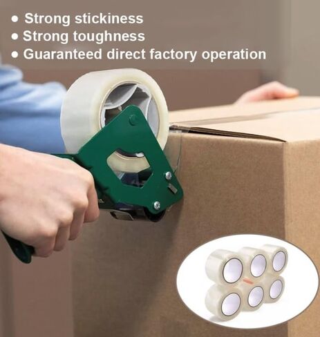 supplyhut 12 Rolls Shipping Packaging Box Packing Sealing Tape 2 mil 2" x 110 Yard 330FT in Saudi Arabia