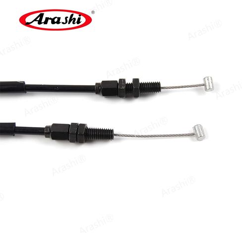 Arashi كابل خنق وكابل القابض لسوزوكي GSXR 600 750 2006-2007 ملحقات استبدال الدراجات النارية خطوط أسلاك الفولاذ المقاوم للصدأ المطاط GSX-R600 GSX-R750 GSXR600 GSXR750 أسود in Kuwait